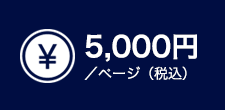 1P：5,000円～のシンプル価格で格安料金